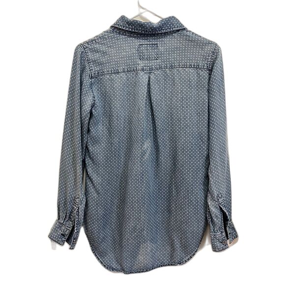 Rails Blue Star Button Up Shirt Top  Women's Size XS - Picture 5 of 10